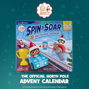 Elf on the Shelf Advent Calendar - 12 Days of Fun