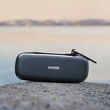 Anker SoundCore Official Travel Case - Premium PU Leather Protection for SoundCore 2