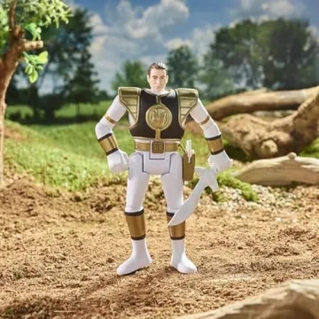 Power Rangers Retro-Morphin White Ranger Action Figure
