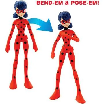 Bend-EMS Miraculous Ladybug Bendable Action Figures