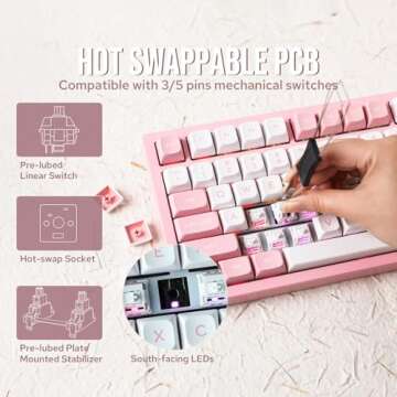 EPOMAKER Galaxy80 Mechanical Keyboard with RGB Lighting