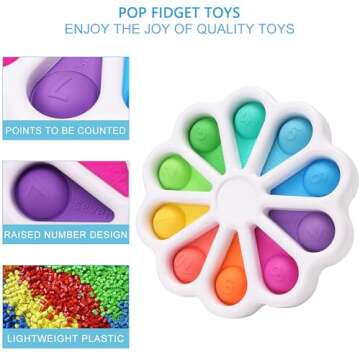 Pop Fidget Sensory Toy for Toddlers 1-3 Years Old