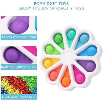 Pop Fidget Sensory Toy for Toddlers 1-3 Years Old