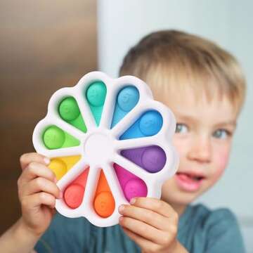 Pop Fidget Sensory Toy for Toddlers 1-3 Years Old
