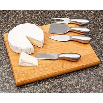 Cheese Knives: BlizeTec Cheese Slicer & Cutter Set (4 pcs)