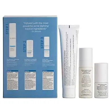 Dr. Zenovia Clear Complexion Acne Kit - Hormonal Acne Treatment - Benzoyl Peroxide Skin Care Kit - Acne Treatment Face Wash and Spot - Adult and Teen Acne