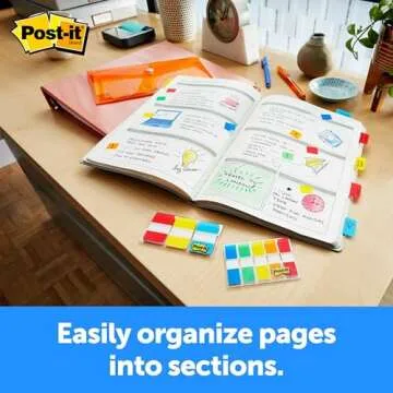 Post-it Tabs 1 in Solid Assorted Colors - 25 Each, 4 Pack