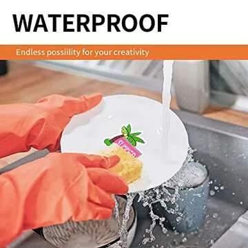 Printable Vinyl Sticker Paper for Cricut,Transparent No-waterproof, Clear Decal Paper 100 Sheets Self-Adhesive Labels Crafts,Dries Quickly Tear Resistant-for Any Epson HP Canon Sawgrass Inkjet Printer