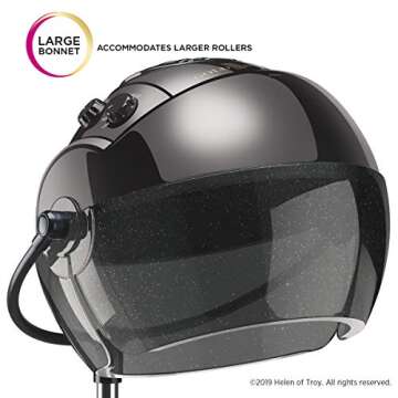 Gold 'N Hot Professional Ionic Stand Bonnet Hair Dryer | Deep and Tourmaline-Infused Conditioning