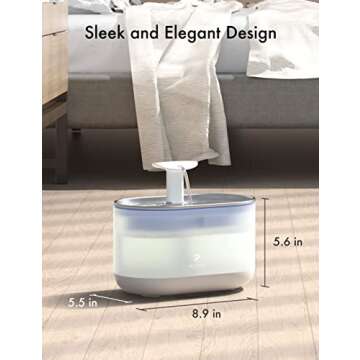 PETLIBRO Ultra Quiet Cat Water Fountain with Filters