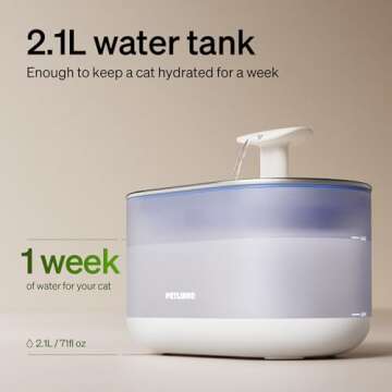 PETLIBRO Ultra Quiet Cat Water Fountain with Filters