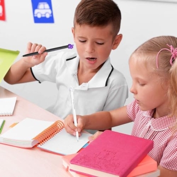 RECHENG Cute Cat Gel Pens - Fine Point 0.5mm - 12pcs Fun Set