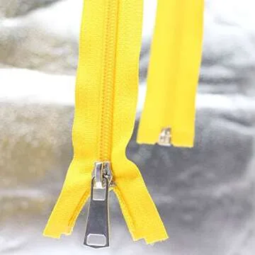 Meillia 10PCS 80CM Separating Nylon Coil Zippers Bulk #5 Jacket Zippers for Jackets Coats Sewing Crafts 10 Colors Mixed