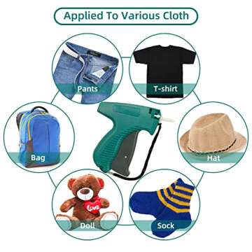 Durable 2006pcs Tagging Gun Kit for Effortless Clothing Labeling