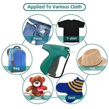 Durable 2006pcs Tagging Gun Kit for Effortless Clothing Labeling