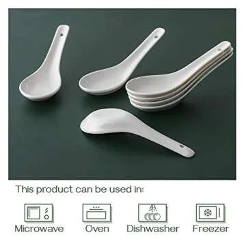 DOWAN Soup Spoons Set of 12 - Durable & Versatile Kitchen Essentials