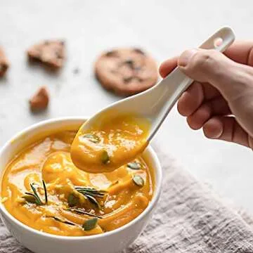 DOWAN Soup Spoons Set of 12 - Durable & Versatile Kitchen Essentials