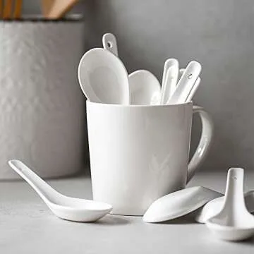 DOWAN Soup Spoons Set of 12 - Durable & Versatile Kitchen Essentials