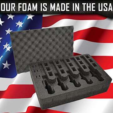 Premium Pistol & Magazine Foam Insert for Apache 4800