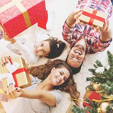 Eupako Brown Gift Boxes 8x8x4 12 Pack Kraft Paper Gift Boxes with 12pcs Twine and Gift Tags for Christmas, Bridesmaid Proposal, Birthdays, Weddings, Graduation, Holiday