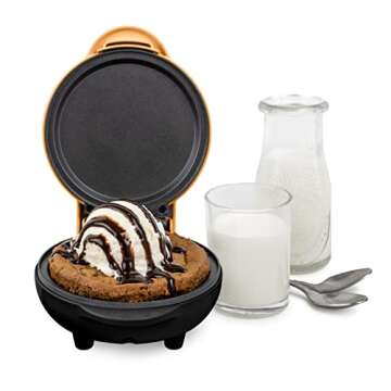 Nostalgia MyMini Personal Electric Griddle, Nonstick Griddle Perfect for Keto & Low-Carb Diets, Eggs, Omelets, Pancakes, Breakfast Sandwiches, Orange