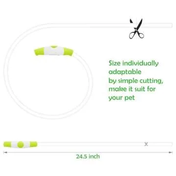 BSEEN LED Dog Collar - USB Rechargeable & Safe for Pets