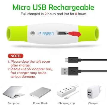 BSEEN LED Dog Collar - USB Rechargeable & Safe for Pets