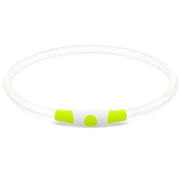 Led Dog Collar, BSEEN USB Rechargeable Flash Dog Necklace Light, Pet Safety Collar Makes Your Beloved Dogs Be Seen at Night for Small Medium Large Dogs