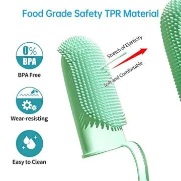 Pijaborg Dog Toothbrush Kit for Easy Teeth Care