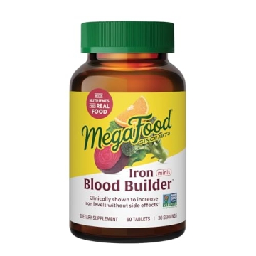 MegaFood Blood Builder Minis - Boost Iron Levels Without Side Effects
