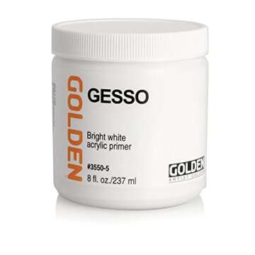 GOLDEN Gesso 16 fl. oz. - Professional Acrylic Base