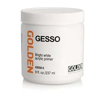 GOLDEN Gesso 16 fl. oz. - Professional Acrylic Base