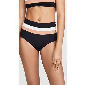 L*Space Women's Portia Bikini Bottoms - Stylish High Waist Swimwear
