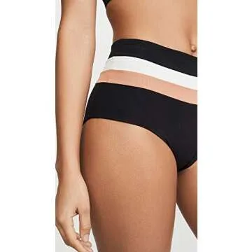 L*Space Women's Portia Bikini Bottoms - Stylish High Waist Swimwear