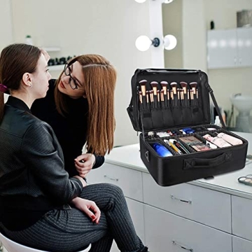 Relavel Extra Large Professional Makeup Organizer Bag