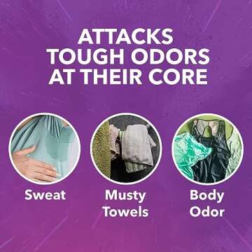 OxiClean Odor Blasters Odor and Stain Remover Laundry Booster Liquid, 50 fl oz