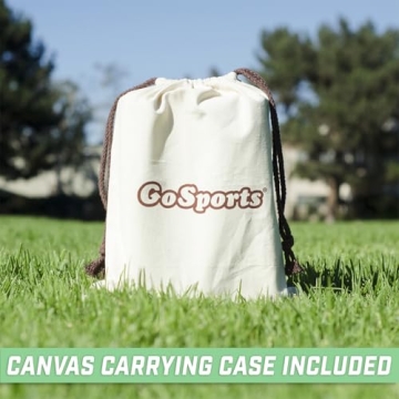 GoSports Giant Wooden Dice Set with Scoreboard & Tote