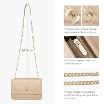 LOVEVOOK Quilted Crossbody Bags in Trendy Style