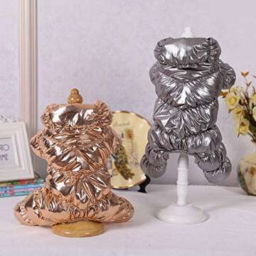 PET ARTIST Winter Dog Coat - Stylish Fleece Apparel for Small Dogs