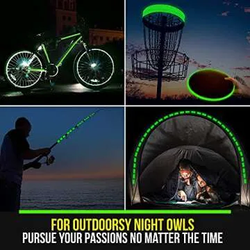 Lockport Glow in The Dark Tape - Rechargeable & Durable 30ft