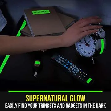 Lockport Glow in The Dark Tape - Rechargeable & Durable 30ft