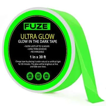 Lockport Glow in The Dark Tape - Rechargeable & Durable 30ft