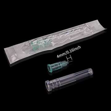 Knixxo 100 PCS 32 Gague 4mm Lab Accessories,Individually Sealed Supplies