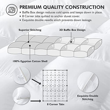 Luxurious Goose Down King Comforter for Ultimate Comfort