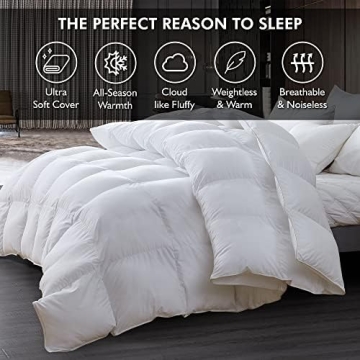 Luxurious Goose Down King Comforter for Ultimate Comfort