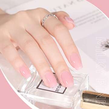 GAOY Hot Pink Gel Nail Polish - 16ml for DIY Manicures