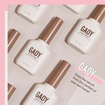 GAOY Hot Pink Gel Nail Polish - 16ml for DIY Manicures