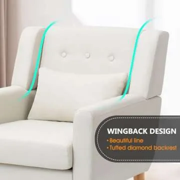 WACASA Mid Century Modern Accent Chair for Stylish Living