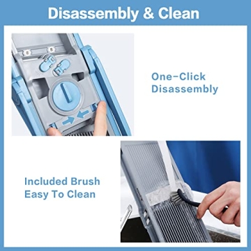 ONCE FOR ALL Upgrade Safe Mandoline Slicer Plus - SkyBlue