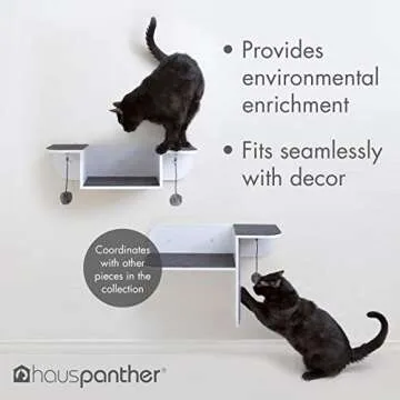 Primetime Petz Hauspanther Nest Perch - Stylish Wall-Mounted Cat Bed